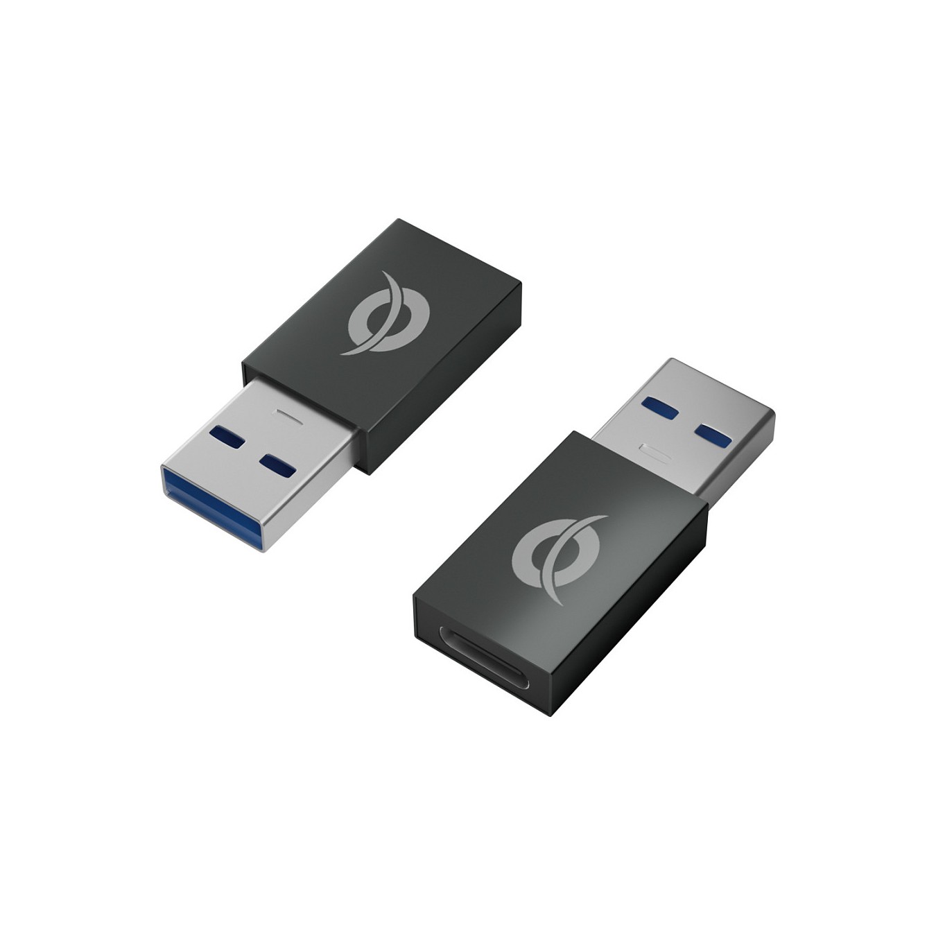Buy CONCEPTRONIC Adapter USB-A3.0- to USB-C3.2 2Stk 10Gbs OTG gr in Cyprus, Nicosia, Limassol, Larnaka, Pafos