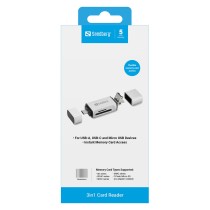 Buy SANDBERG Card Reader USB-C+USB+MicroUSB in Cyprus, Nicosia, Limassol, Larnaka, Pafos