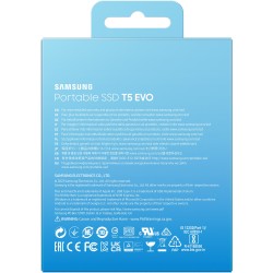 Buy Samsung Portable SSD T5 EVO - MU-PH2T0S - 2TB, USB 3.2 Gen1 (460 MB/s), Blac... in Cyprus, Nicosia, Limassol, Larnaka, Pafos