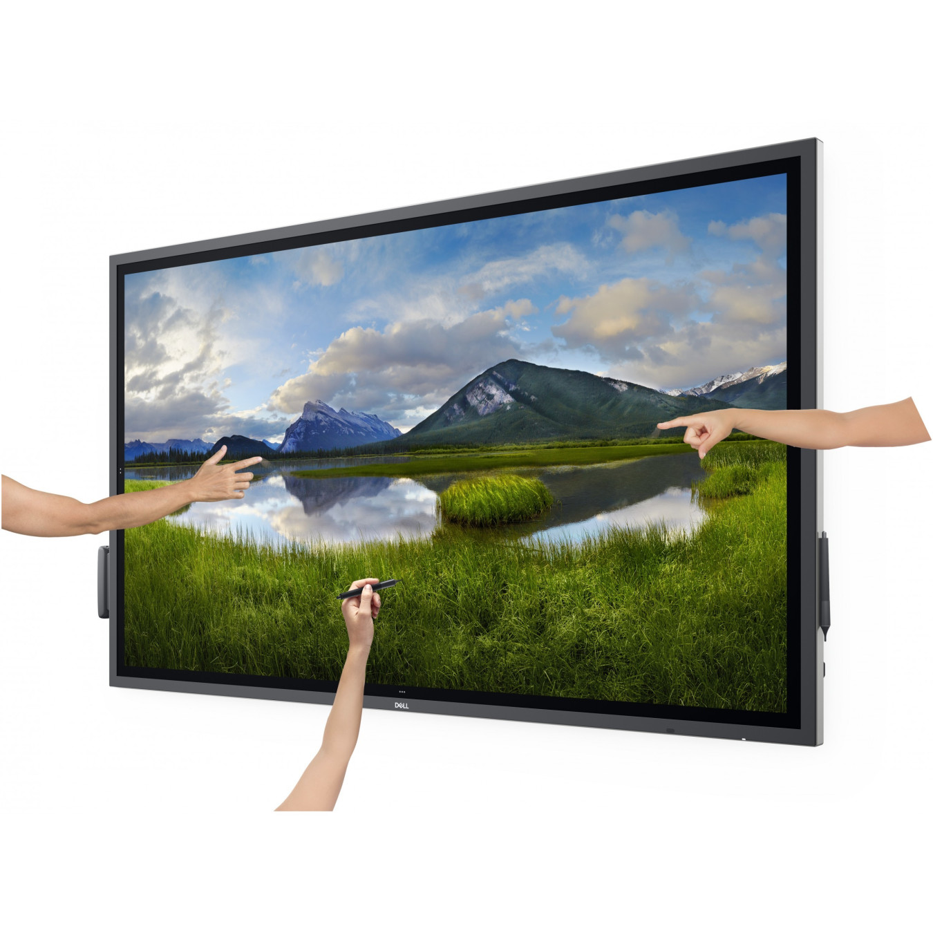 Dell P6524QT - 64.5" 4K UHD IPS Interactive Flat Panel - Black, 20-touch, USB-C 90W — Buy in Cyprus with Fast Delivery