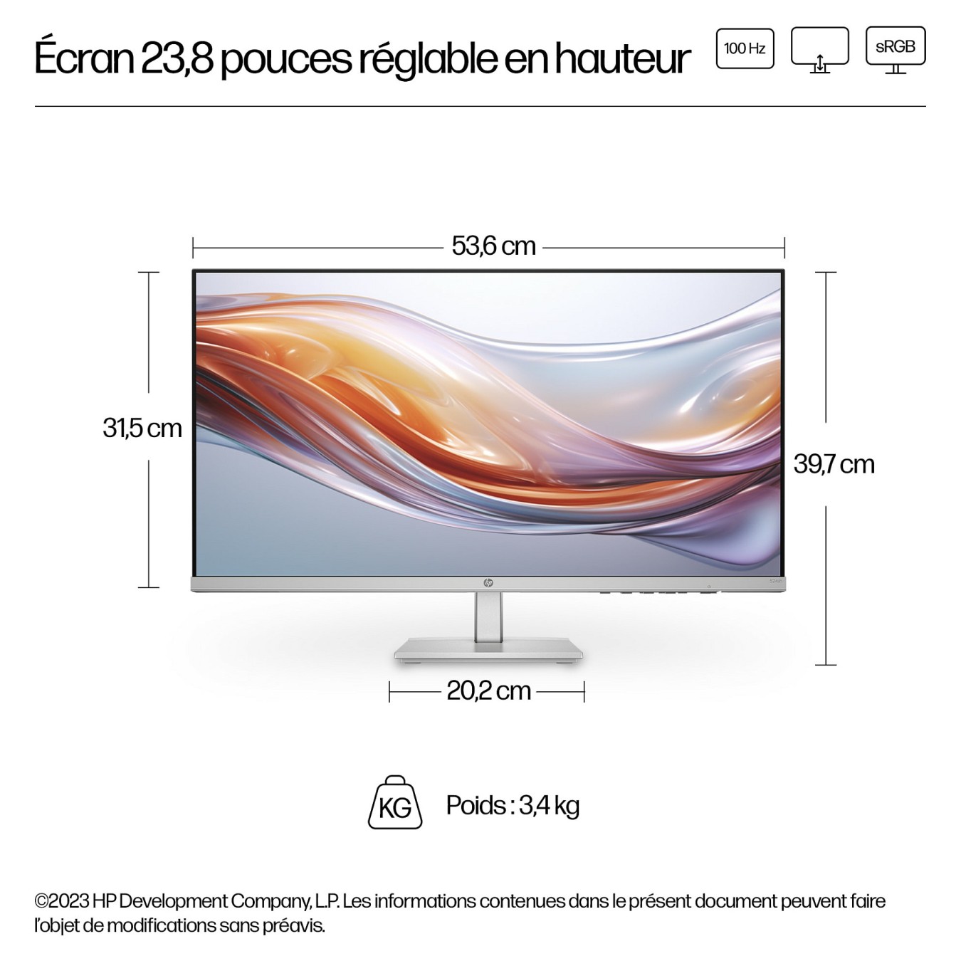 Buy HP Monitor 5 Series 524sh (94C19E9 ABB) in Cyprus, Nicosia, Limassol, Larnaka, Pafos