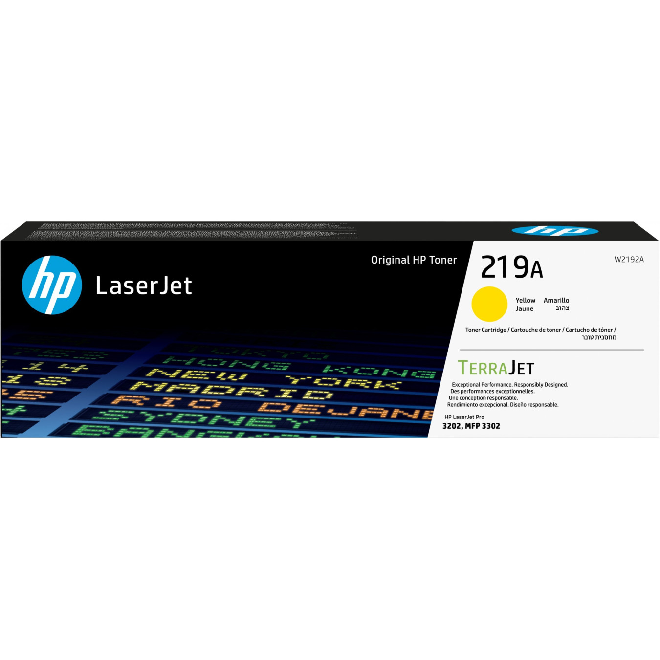 HP 219A Original LaserJet Toner Cartridge - Yellow, Standard Yield (~1200 pages) — Buy in Cyprus with Fast Delivery