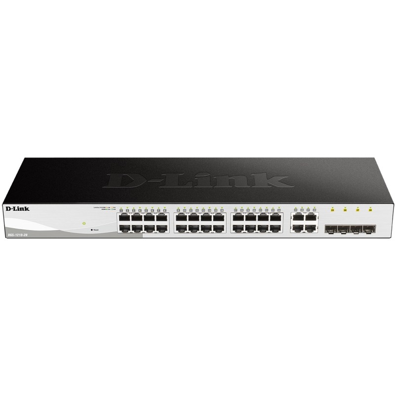 Buy D-Link DGS-1210-28 - 28-Port L2/L2+ Smart Managed Gigabit Switch, Black, 1U ... in Cyprus, Nicosia, Limassol, Larnaka, Pafos