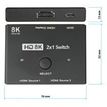 Buy Good Connections HDMI 2.1 Switch 2-fach direktional 8K@30Hz in Cyprus, Nicosia, Limassol, Larnaka, Pafos
