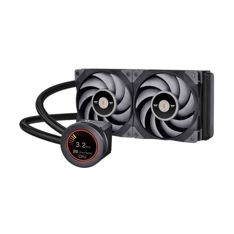 Buy Thermaltake TOUGHLIQUID Ultra 240 - CL-W322-PL12GM-B - 240mm AIO Cooler, Bla... in Cyprus, Nicosia, Limassol, Larnaka, Pafos