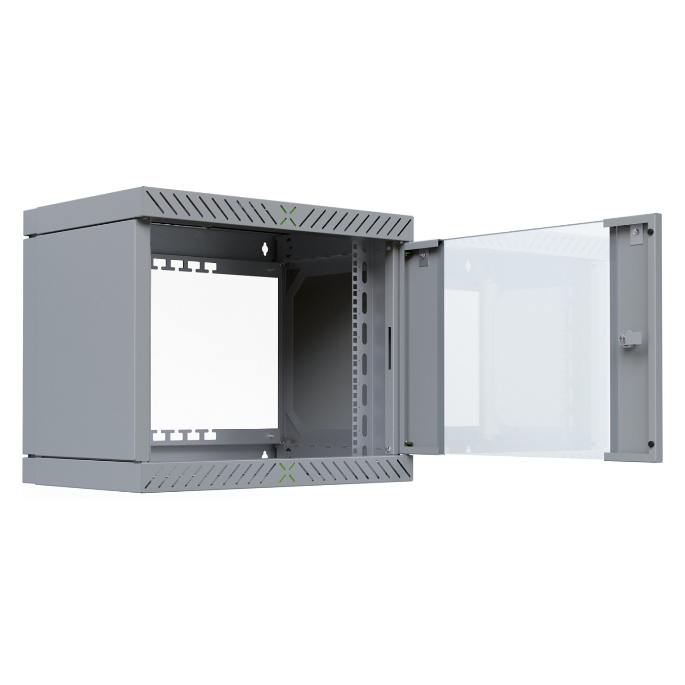 Buy 19' Wandgehäuse X-Rack mit Glastür 400-600mm 9HE grau in Cyprus, Nicosia, Limassol, Larnaka, Pafos