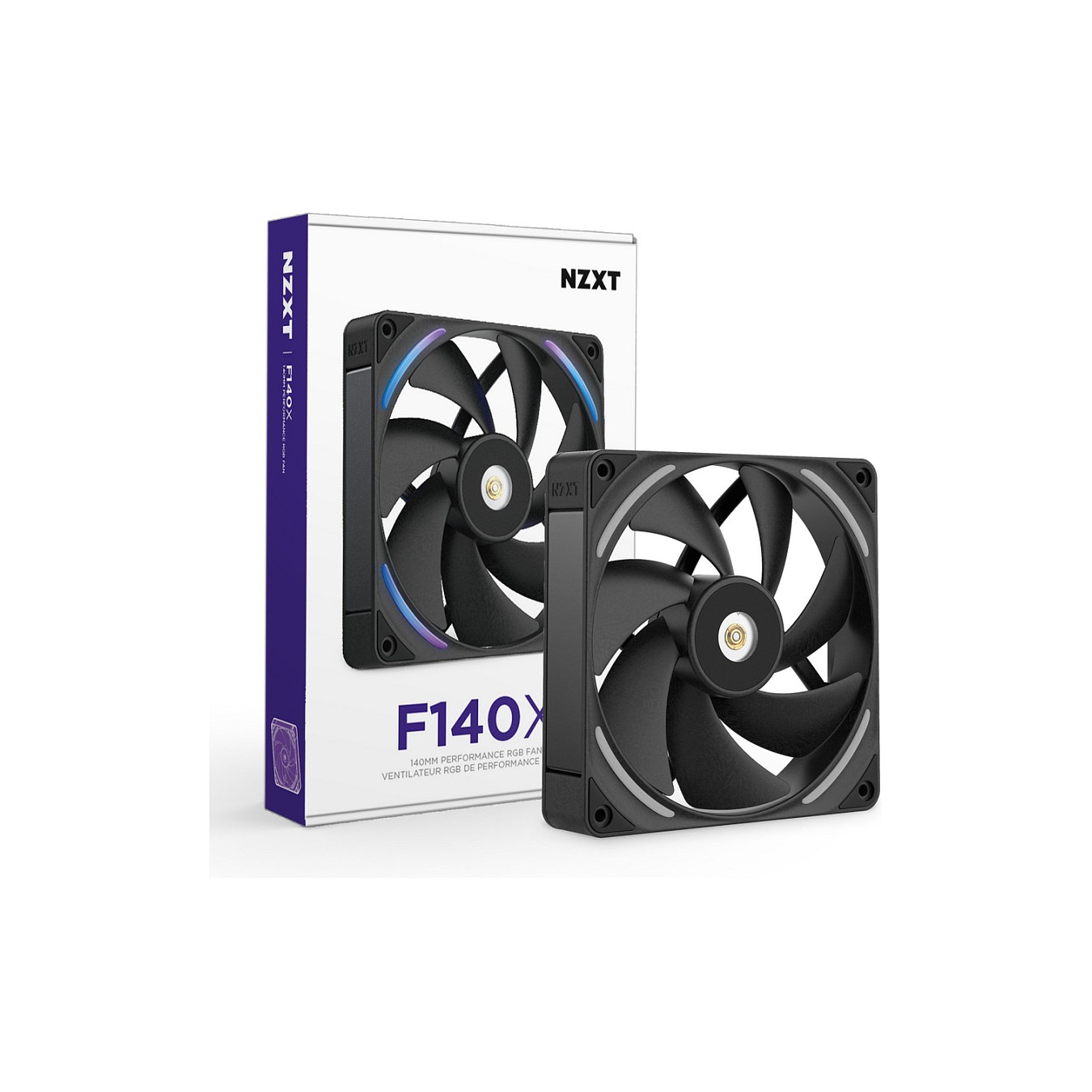Buy 140mm NZXT F-Serie F140X RGB Lüfter Single Black RF-U14PN-B1 in Cyprus, Nicosia, Limassol, Larnaka, Pafos