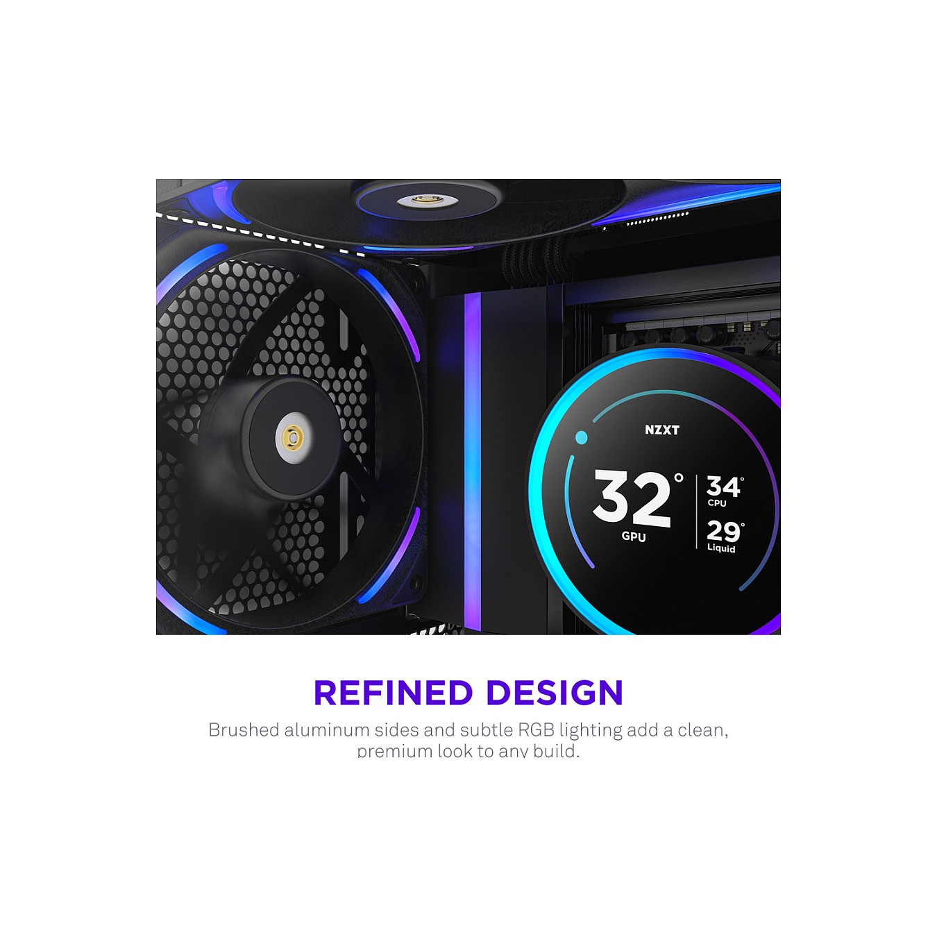 Buy 140mm NZXT F-Serie F140X RGB Lüfter Single Black RF-U14PN-B1 in Cyprus, Nicosia, Limassol, Larnaka, Pafos