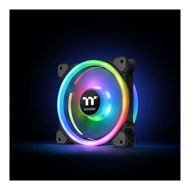 Buy Thermaltake Riing Trio 12 RGB 3-Pack - 120mm Radiator Fans, Black, 12V RGB, ... in Cyprus, Nicosia, Limassol, Larnaka, Pafos
