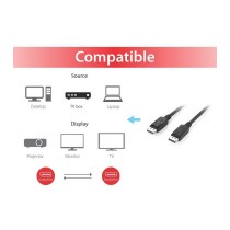 Buy Equip DisplayPort 1.2 St St 2.00m 4K 60Hz komp.HDCP schwarz Polybeutel in Cyprus, Nicosia, Limassol, Larnaka, Pafos