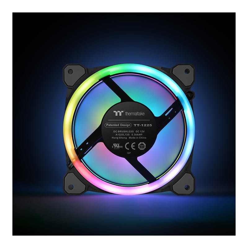 Buy Thermaltake Riing Trio 12 RGB 3-Pack - 120mm Radiator Fans, Black, 12V RGB, ... in Cyprus, Nicosia, Limassol, Larnaka, Pafos