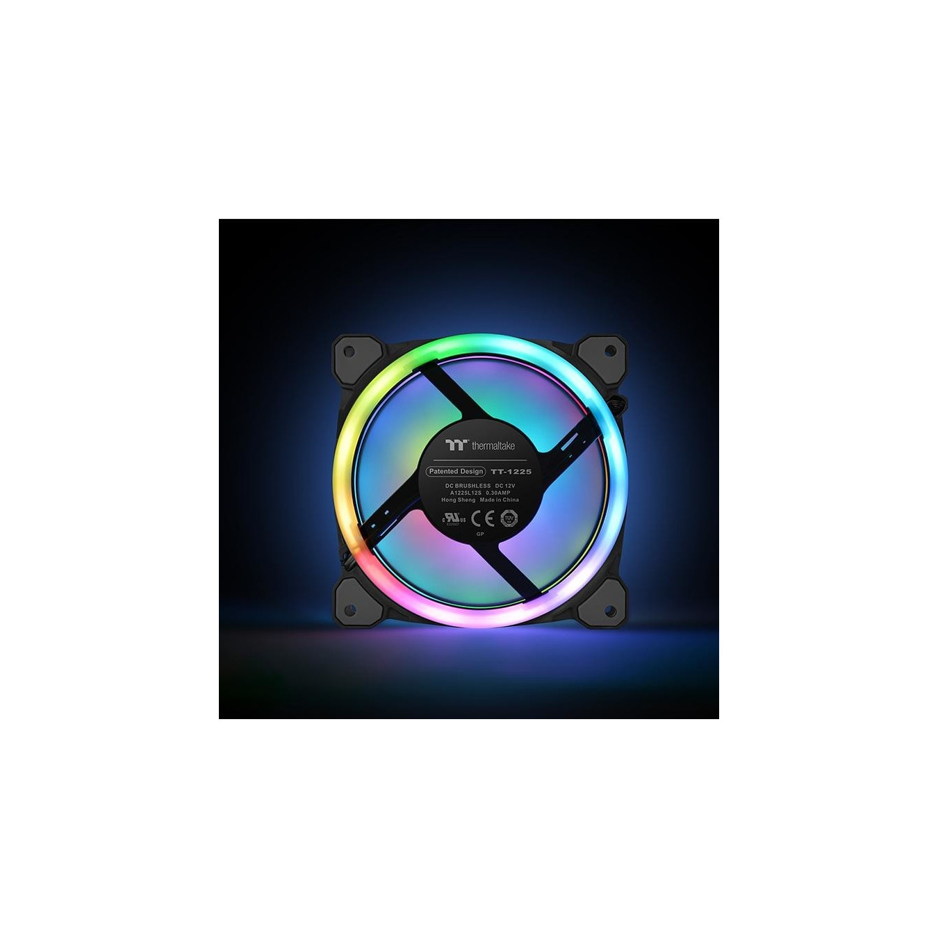 Thermaltake Riing Trio 12 RGB 3-Pack - 120mm Radiator Fans, Black, 12V RGB, 500–1500 RPM — Buy in Cyprus with Fast Delivery
