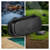 Buy Outdoor-Box IP54 klappbar schwarz 32x22x13cm in Cyprus, Nicosia, Limassol, Larnaka, Pafos