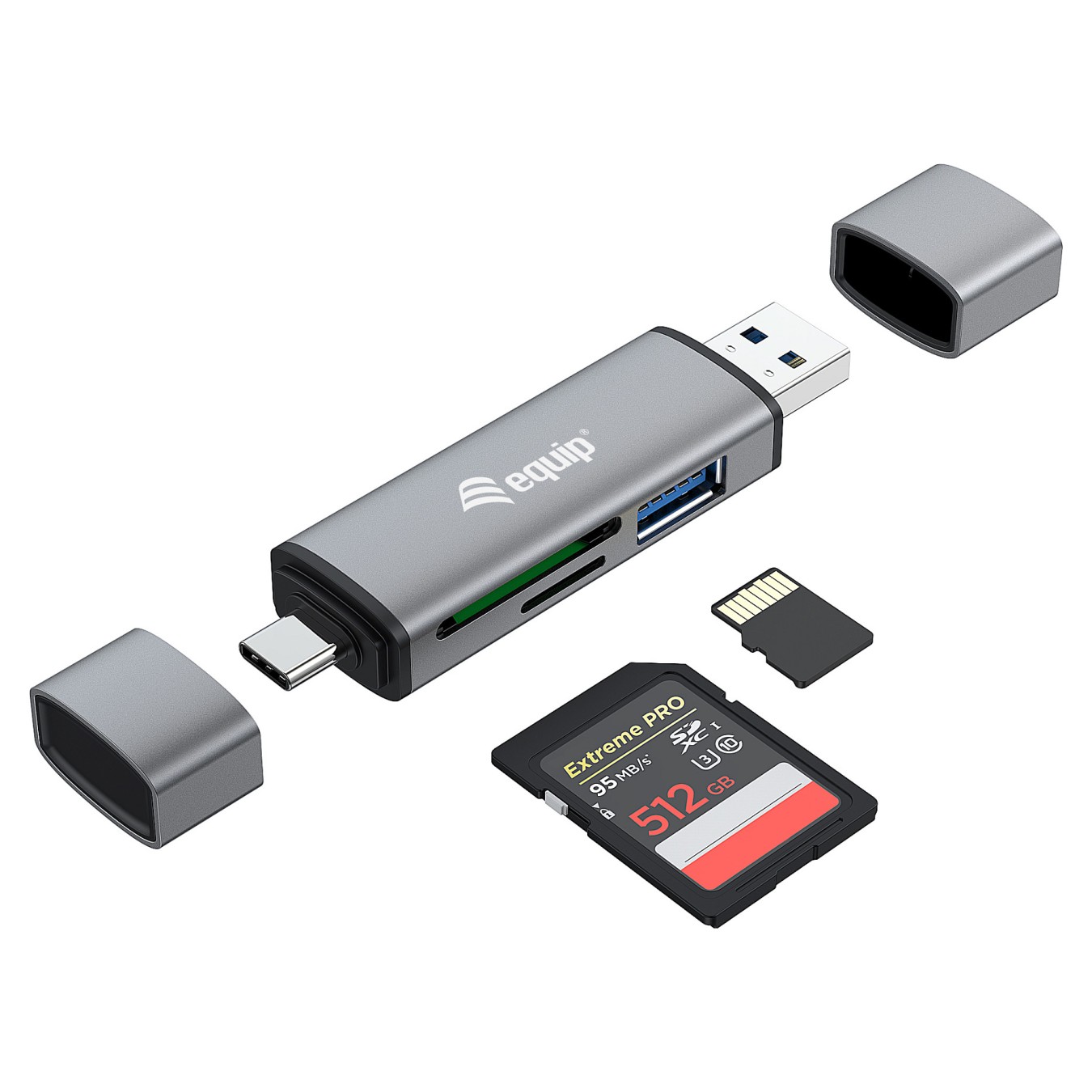 Buy Kartenleser USB-A3.0 USB-C3.2 MicroSD SD 5Gbps in Cyprus, Nicosia, Limassol, Larnaka, Pafos