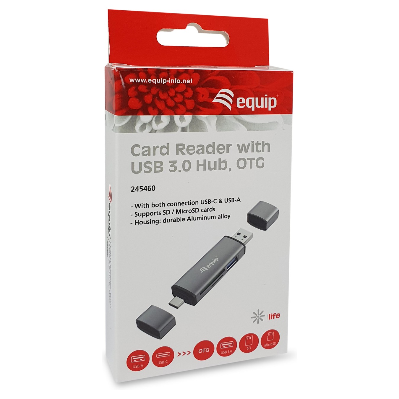 Buy Kartenleser USB-A3.0 USB-C3.2 MicroSD SD 5Gbps in Cyprus, Nicosia, Limassol, Larnaka, Pafos