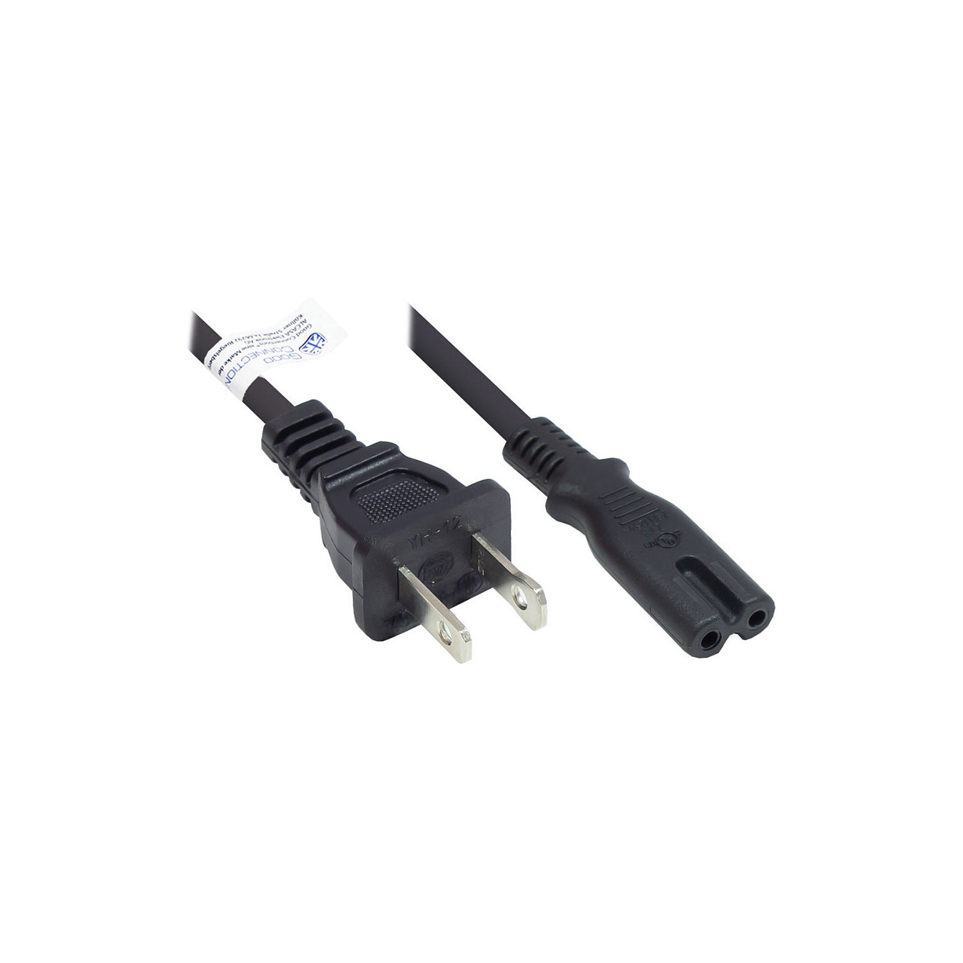 Buy Good Connections Netzkabel USA- C7 Euro 8 Bu. UL schw. 1,8m in Cyprus, Nicosia, Limassol, Larnaka, Pafos