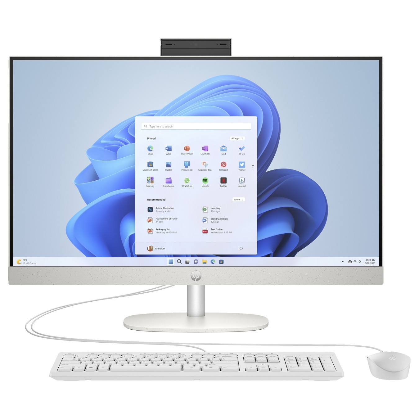 Buy AIO HP 27-cr0110ng RYZ3 7320U 8GB 512SSD W11 Home in Cyprus, Nicosia, Limassol, Larnaka, Pafos