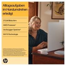 Buy AIO HP 27-cr0110ng RYZ3 7320U 8GB 512SSD W11 Home in Cyprus, Nicosia, Limassol, Larnaka, Pafos