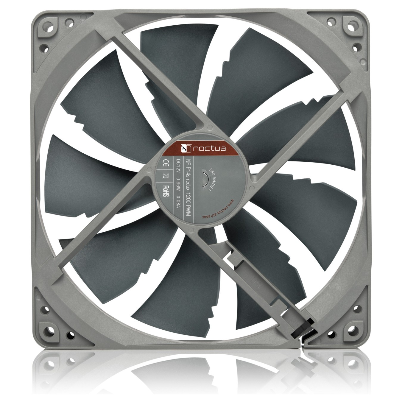 Buy 140mm Noctua NF-P14S REDUX-1200 PWM Gehäuselüfter 140 mm in Cyprus, Nicosia, Limassol, Larnaka, Pafos