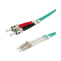 Buy VALUE LWL-Kabel 50 125um OM3 LC ST trkis 3m in Cyprus, Nicosia, Limassol, Larnaka, Pafos