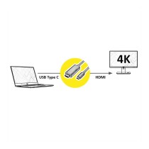 Buy VALUE USB Typ C - HDMI Adapterkabel, 4K, ST ST, 2 m in Cyprus, Nicosia, Limassol, Larnaka, Pafos