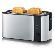 Buy Automatik-Langschlitztoaster AT 2590 (edelstahl schwarz, 1.400 Watt, fr 4 Scheiben Toast) in Cyprus, Nicosia, Limassol, Larn