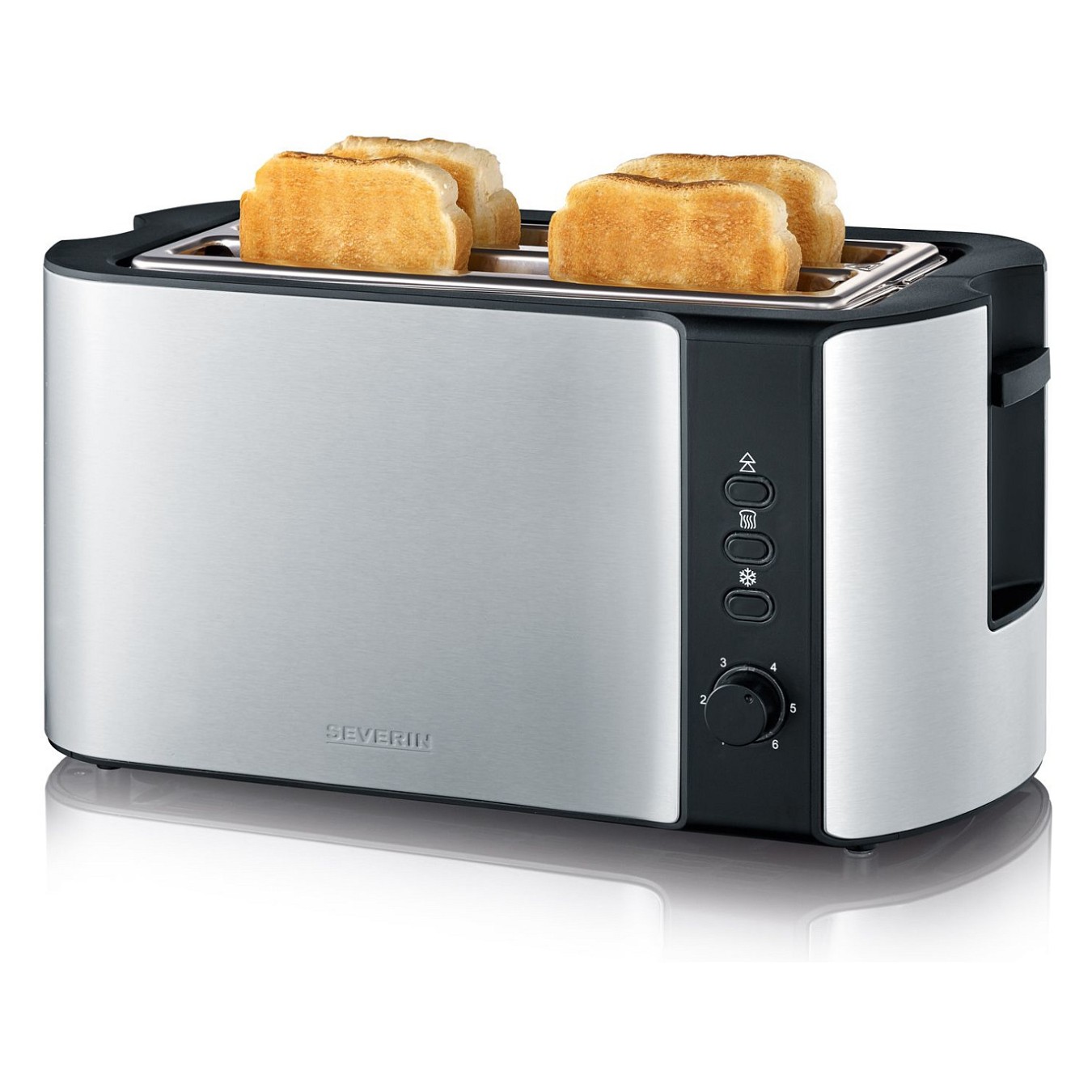 Buy Automatik-Langschlitztoaster AT 2590 (edelstahl schwarz, 1.400 Watt, fr 4 Scheiben Toast) in Cyprus, Nicosia, Limassol, Larn