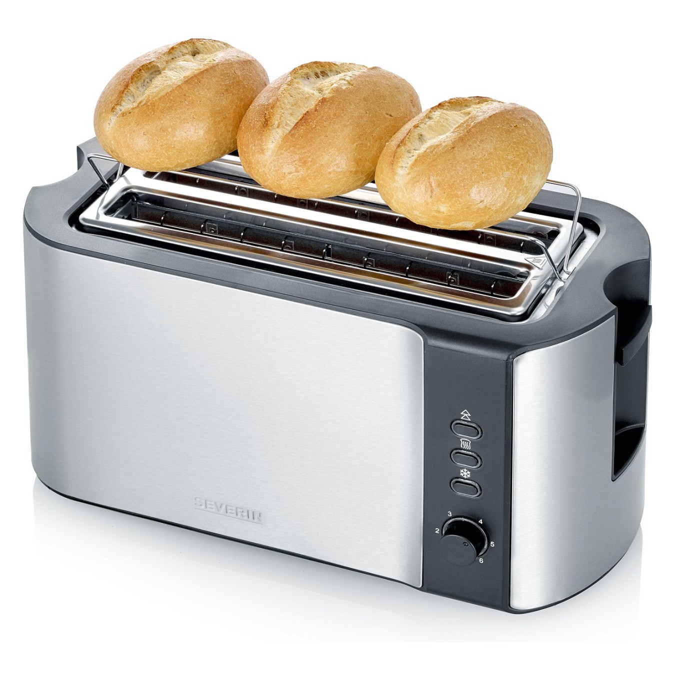 Buy Automatik-Langschlitztoaster AT 2590 (edelstahl schwarz, 1.400 Watt, fr 4 Scheiben Toast) in Cyprus, Nicosia, Limassol, Larn