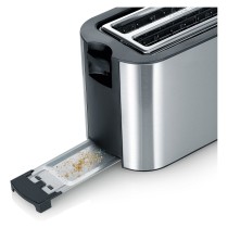 Buy Automatik-Langschlitztoaster AT 2590 (edelstahl schwarz, 1.400 Watt, fr 4 Scheiben Toast) in Cyprus, Nicosia, Limassol, Larn