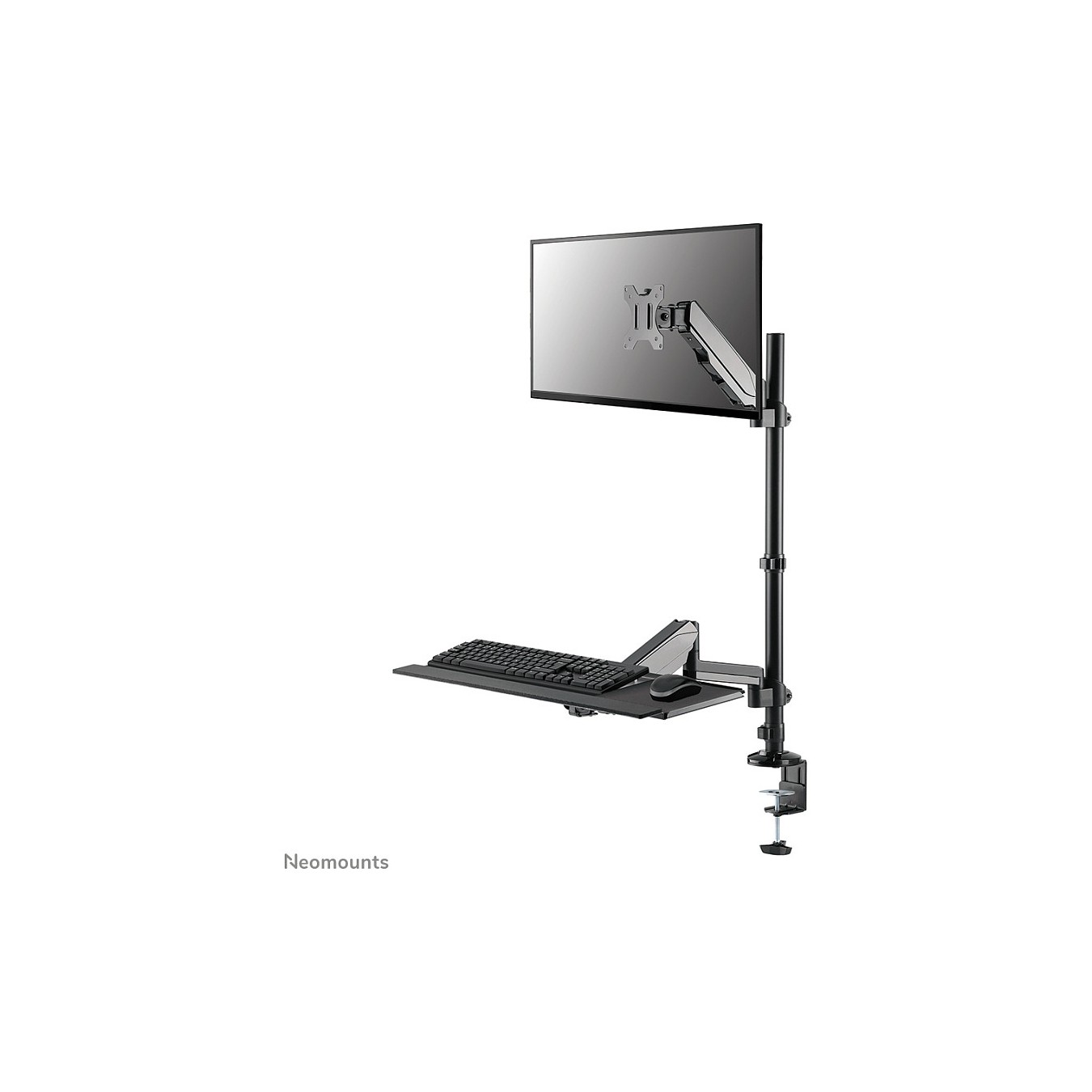 Buy Neomounts DS90-325BL1 höhenverstellbarer, tischmontierter Arbeitsplatz für 17-32' Bildschirme - Schwarz in Cyprus, Nicosia, 
