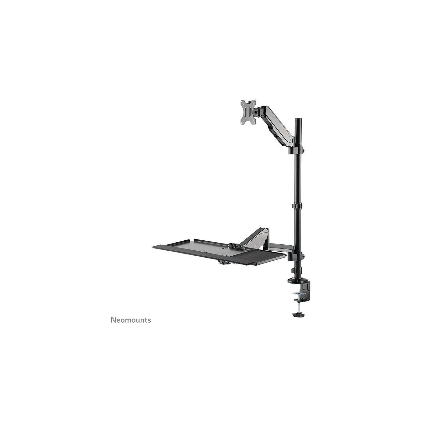 Buy Neomounts DS90-325BL1 höhenverstellbarer, tischmontierter Arbeitsplatz für 17-32' Bildschirme - Schwarz in Cyprus, Nicosia, 