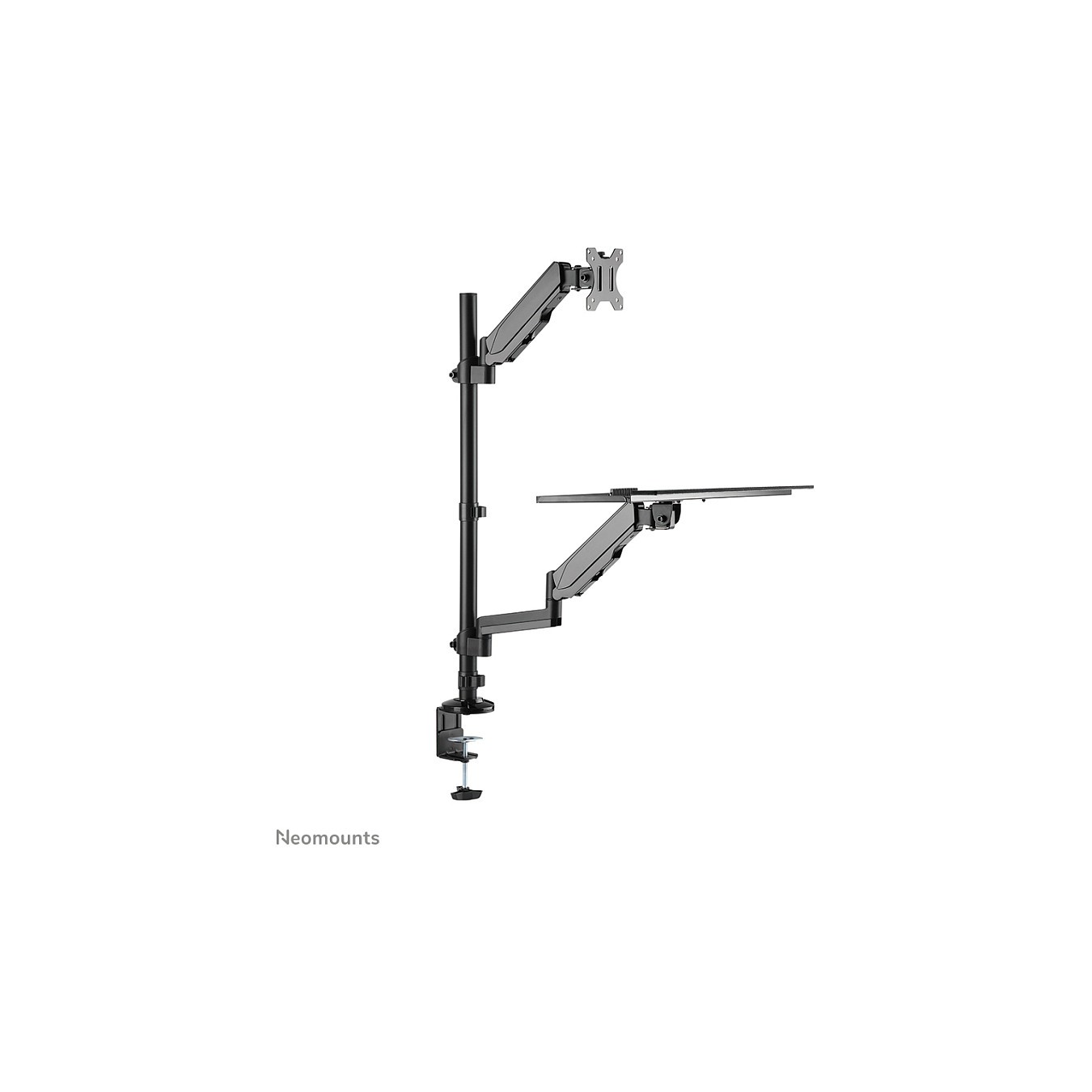 Buy Neomounts DS90-325BL1 höhenverstellbarer, tischmontierter Arbeitsplatz für 17-32' Bildschirme - Schwarz in Cyprus, Nicosia, 