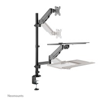 Buy Neomounts DS90-325BL1 höhenverstellbarer, tischmontierter Arbeitsplatz für 17-32' Bildschirme - Schwarz in Cyprus, Nicosia, 