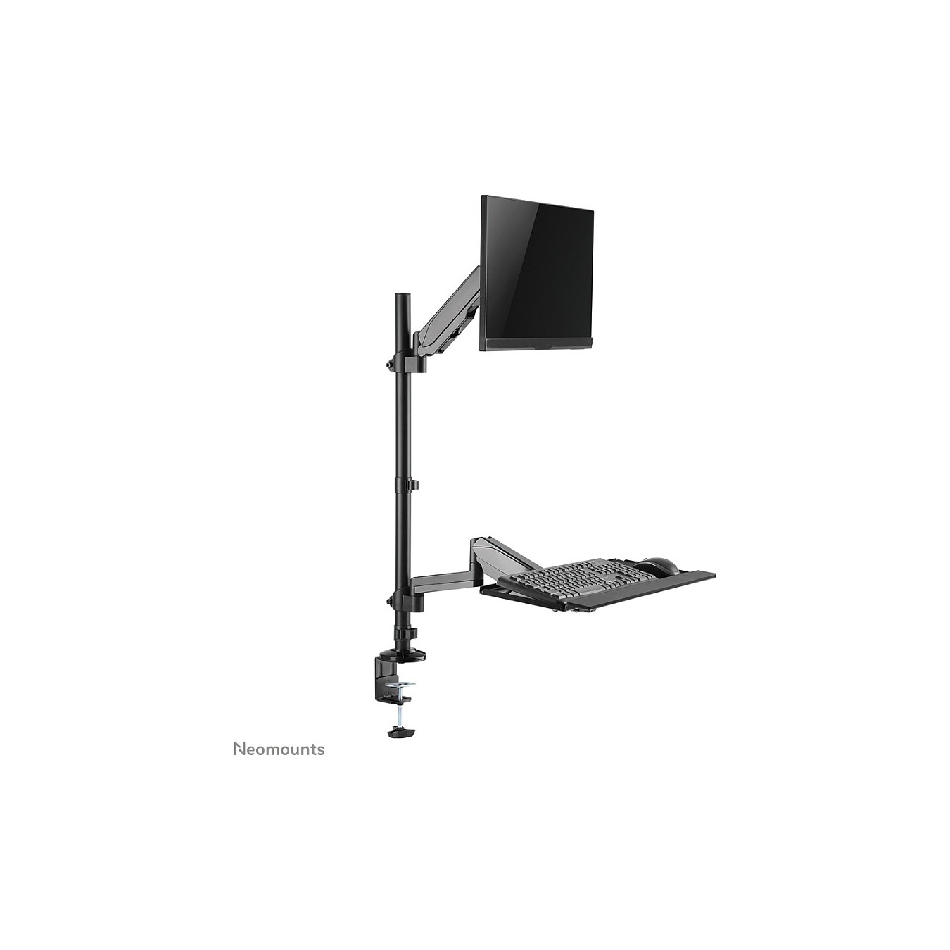 Buy Neomounts DS90-325BL1 höhenverstellbarer, tischmontierter Arbeitsplatz für 17-32' Bildschirme - Schwarz in Cyprus, Nicosia, 