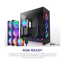 Buy NZXT H9 FLOW RGB+ (2025) All Black MidiTower CM-H92FB-P1 in Cyprus, Nicosia, Limassol, Larnaka, Pafos