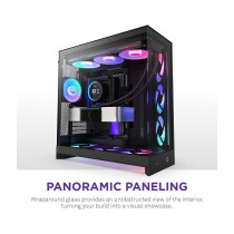 Buy NZXT H9 FLOW RGB+ (2025) All Black MidiTower CM-H92FB-P1 in Cyprus, Nicosia, Limassol, Larnaka, Pafos