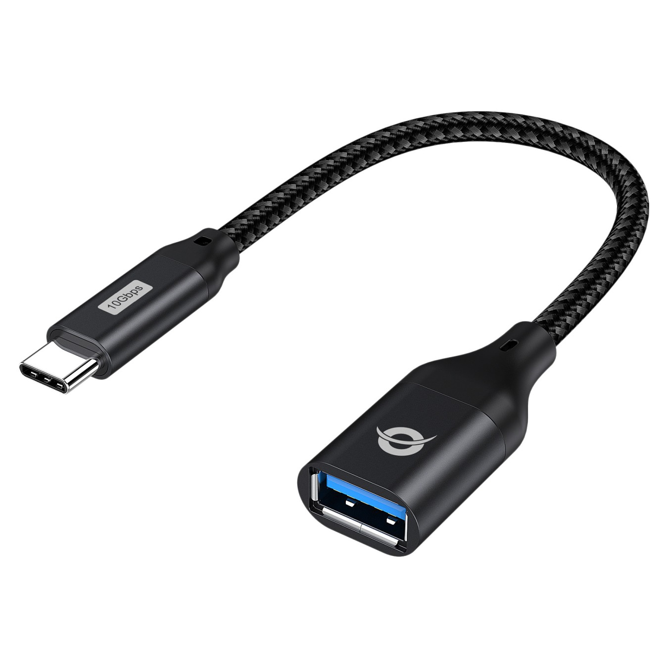 Buy CONCEPTRONIC Adapter USB-C3.2- to USB-A3.0 10Gbs 0.20m sw in Cyprus, Nicosia, Limassol, Larnaka, Pafos