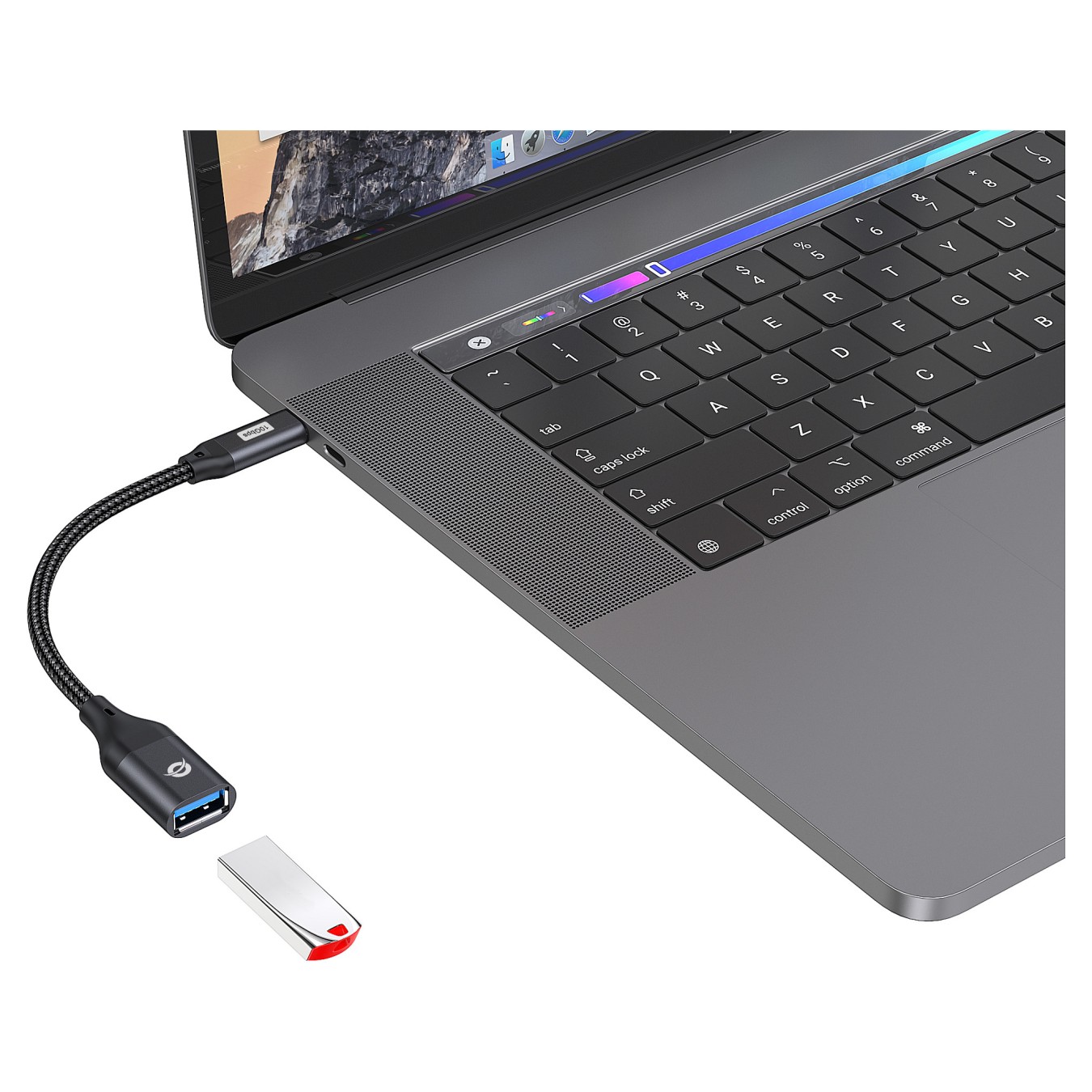 Buy CONCEPTRONIC Adapter USB-C3.2- to USB-A3.0 10Gbs 0.20m sw in Cyprus, Nicosia, Limassol, Larnaka, Pafos