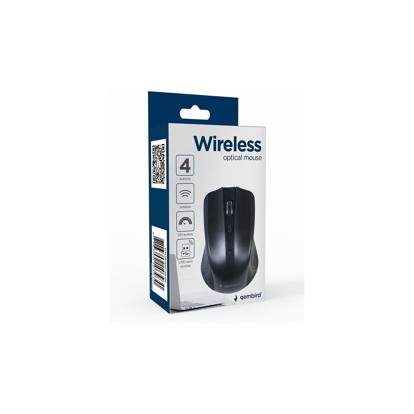 Buy Wireless Mouse Optical Black in Cyprus, Nicosia, Limassol, Larnaka, Pafos