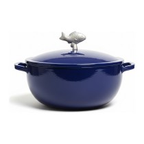 Buy Staub La Cocotte 28cm rund Bouillabaisse Topf dunkelblau in Cyprus, Nicosia, Limassol, Larnaka, Pafos