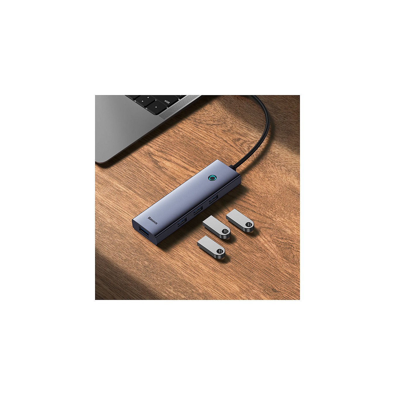 Buy Baseus UltraJoy Series 4-Port HUB Type-C in Cyprus, Nicosia, Limassol, Larnaka, Pafos