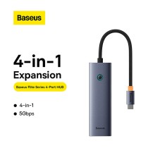 Buy Baseus UltraJoy Series 4-Port HUB Type-C in Cyprus, Nicosia, Limassol, Larnaka, Pafos