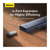 Buy Baseus UltraJoy Series 4-Port HUB Type-C in Cyprus, Nicosia, Limassol, Larnaka, Pafos