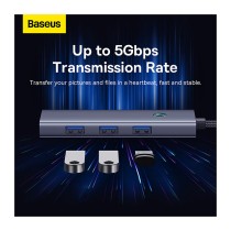 Buy Baseus UltraJoy Series 4-Port HUB Type-C in Cyprus, Nicosia, Limassol, Larnaka, Pafos