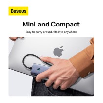 Buy Baseus UltraJoy Series 4-Port HUB Type-C in Cyprus, Nicosia, Limassol, Larnaka, Pafos