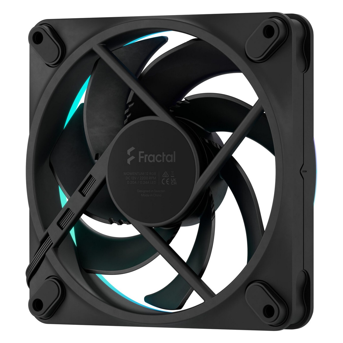 Buy K FRACTAL DESIGN Momentum 12 RGB Black in Cyprus, Nicosia, Limassol, Larnaka, Pafos