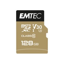 Buy CARD Emtec m128GB UHS-I U3 V30 A1 SpeedIN Pro + Adapter in Cyprus, Nicosia, Limassol, Larnaka, Pafos