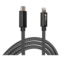 Buy GoodConnections USB-C 2.0 to Lightning (ST-ST) 0,5m Ladekabel Textilmantel 18W Schwarz in Cyprus, Nicosia, Limassol, Larnaka