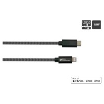 Buy GoodConnections USB-C 2.0 to Lightning (ST-ST) 0,5m Ladekabel Textilmantel 18W Schwarz in Cyprus, Nicosia, Limassol, Larnaka