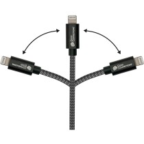 Buy GoodConnections USB-C 2.0 to Lightning (ST-ST) 0,5m Ladekabel Textilmantel 18W Schwarz in Cyprus, Nicosia, Limassol, Larnaka
